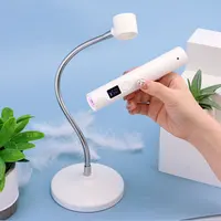 UV Lamp for Nail 2 in 1 Nail Lamp Portable Nail Dryer Stand Hold Handheld UV LED Nail Lamp Mini Nail Drying Light for Home Salon 1