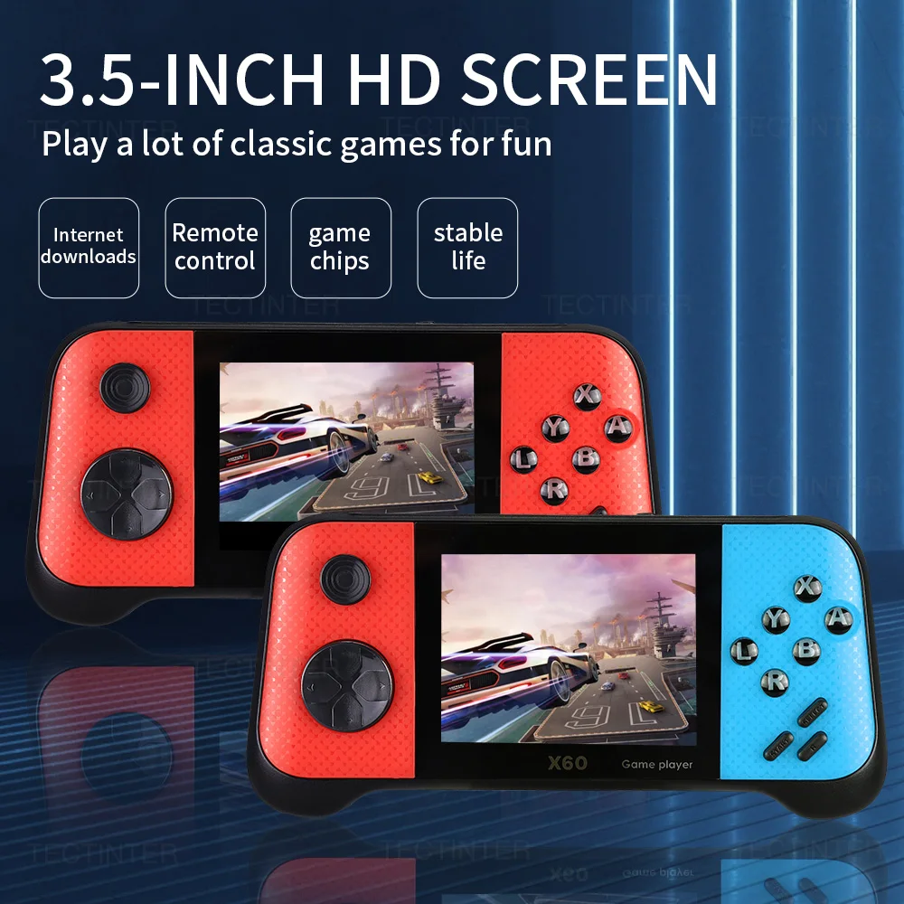 X60 Handheld Game Console Portable Built-In Games