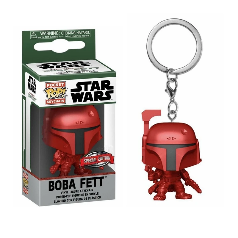 thumbnail image 5 of FUNKO POP Nuevo Star Wars el Mandaloriano Skywalker Luke Chubacca R2-D2 Robot Darth Vader Stromtrooper Yoda Llavero Juguetes, 5 of 5