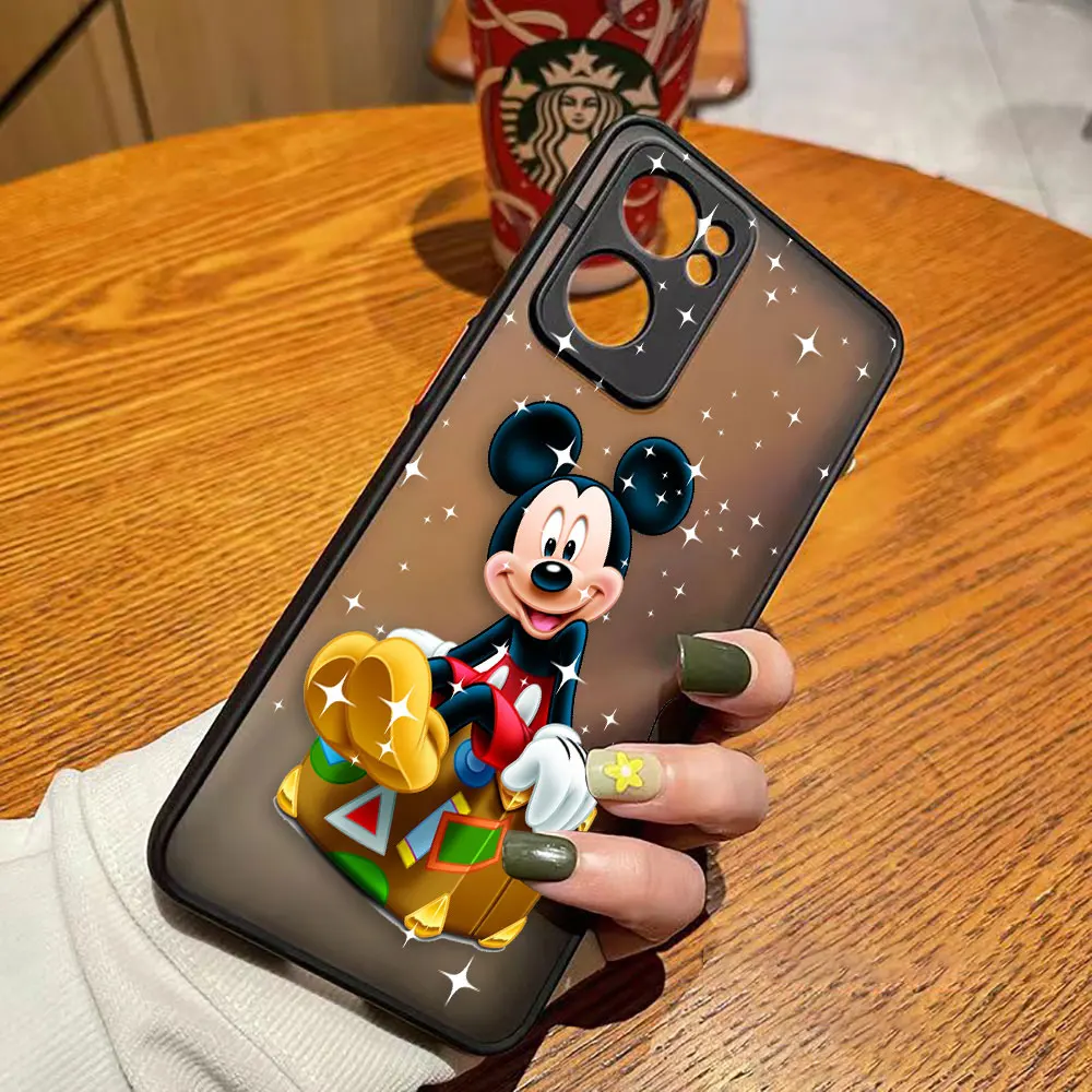 thumbnail image 1 of Matte Phone Case for OPPO RENO 8 8T 7Z 7 6Z 6 5 4 3 PRO PLUS 4G 5G Case Funda Coque Capa Shell Mickey Minnie Mouse Anime Cartoon, 1 of 5