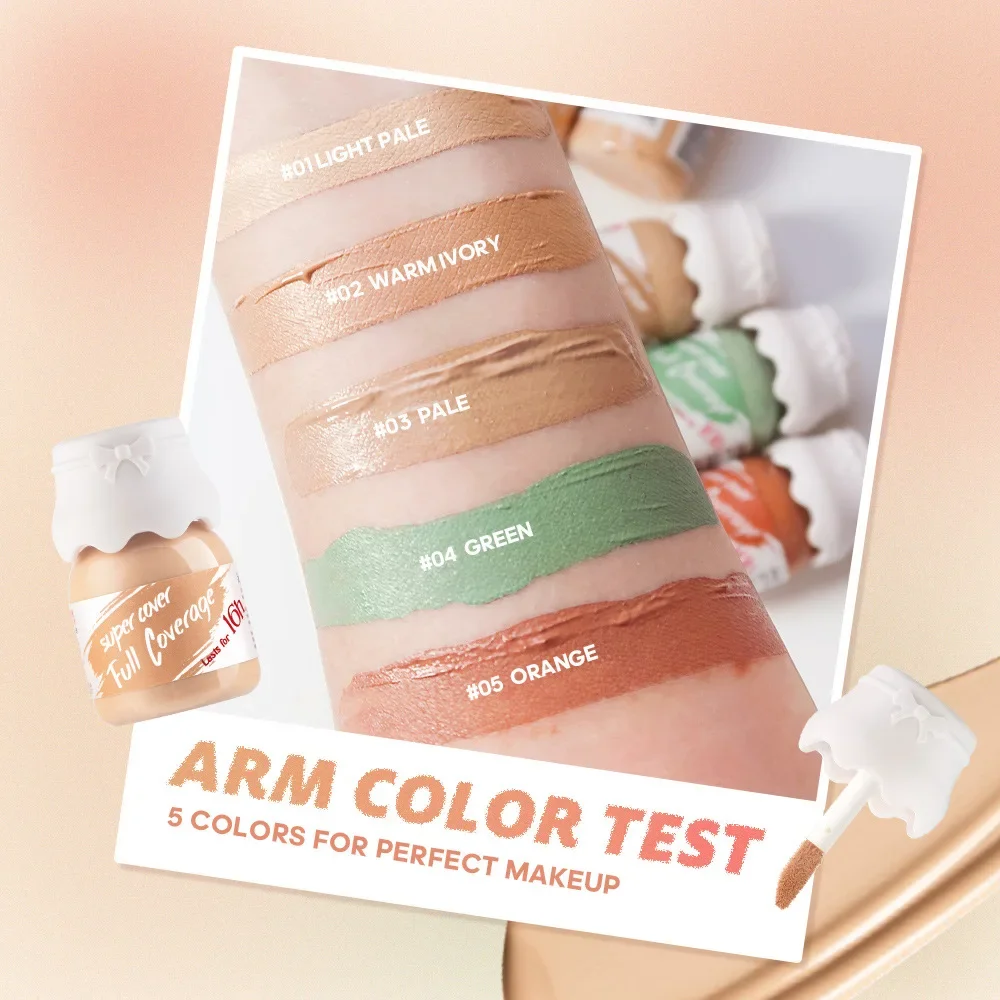 Makeup cosmetics,makeup cream Long-lasting Concealer Cream Face Foundation Makeup Cover Acne Dark Circles Matte Professional Base Makeup Cosmetics