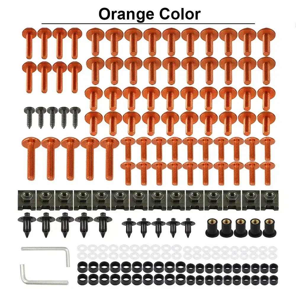 06 Gsxr 1000 Fairings Fairing Bolt Kit For Suzuki GSXR600 GSXR750 2006-2007 - 114pcs Stainless Steel Screws 2006 Gsxr 1000 Fairing Kit - Foto 11