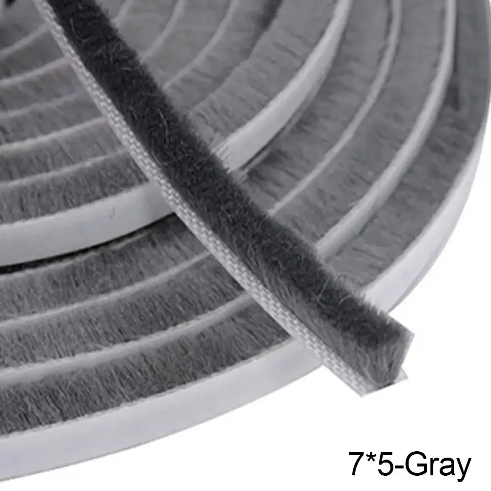Weather Stripping Seal Strip - Self-Adhesive, Strong Adhesion, Soundproof, Dustproof Draft Blocker (10M)