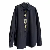 Chemisiers à manches longues en coton pour femmes, design unique haut de gamme, printemps, automne, été 2026, haut chic décontracté, vêtements pour femmes 4