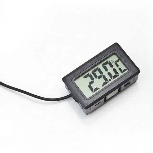 Vízálló Akvárium Lcd Digitális Hőmérő Szonda Hűtőszekrényével Elektronikus Mini Haltartály Hőmérséklet Mérőeszköz - Image 4