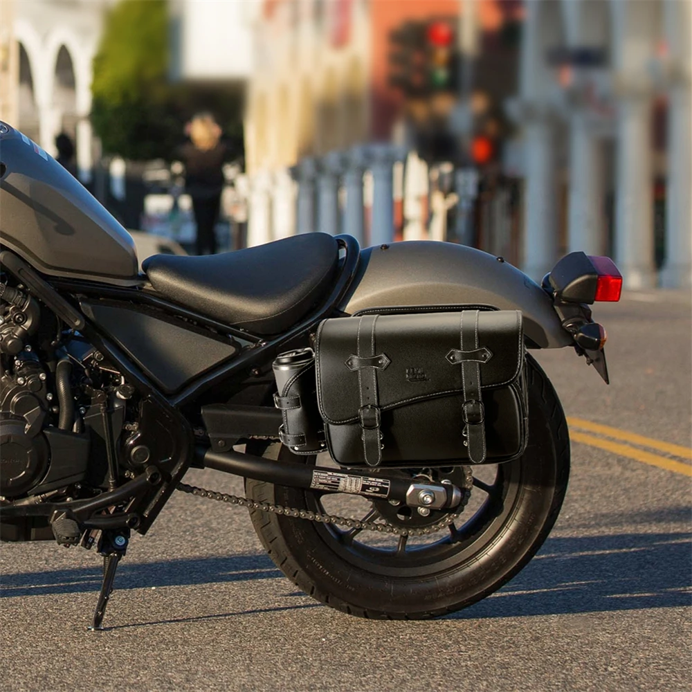 Motorcycle Saddlebag Side Bag For CMX500 Saddle Bag 15L PU Waterproof