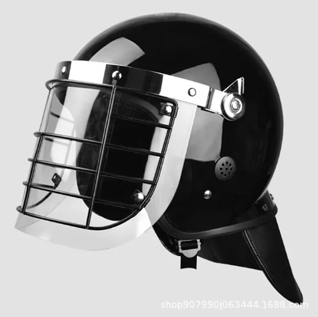 Wire Mesh Mask Type Mesh Safety Helmet Protection Riot Helmet Security Explosion-Proof Steel Helmet Equipment Security Equipment 6
