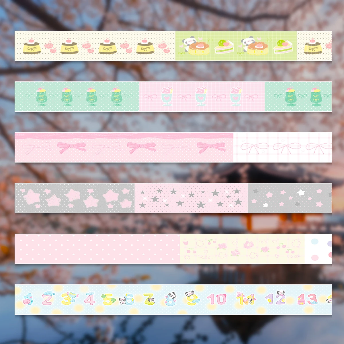 Charming Kawaii Panda Washi Tape for DIY Crafts & Scrapbooking