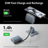 Vention 35W Mini Power Bank 10000mAh Fast Charging Portable Charger Powerbanks Built-in USB-C Cable for iPhone 16 Pro Max Huawei 6
