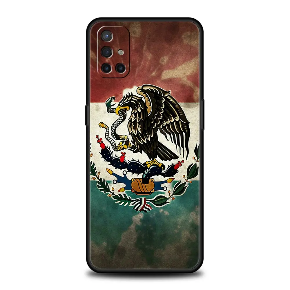 Mexican Flag Soft Black Phone Case Cover