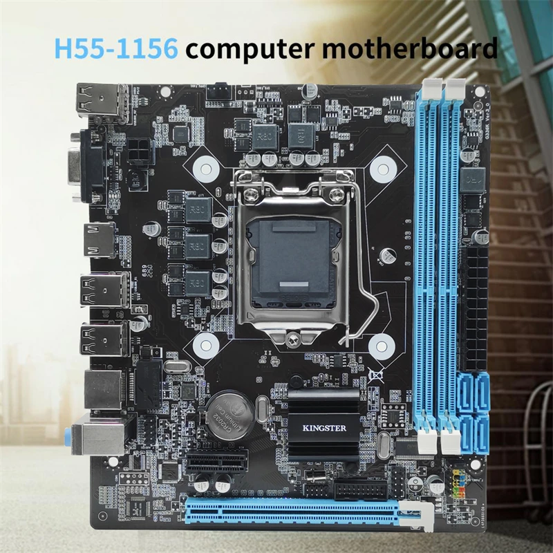 H55 Channel Ram Motherboard H55 Socket LGA 1156 Micro ATX