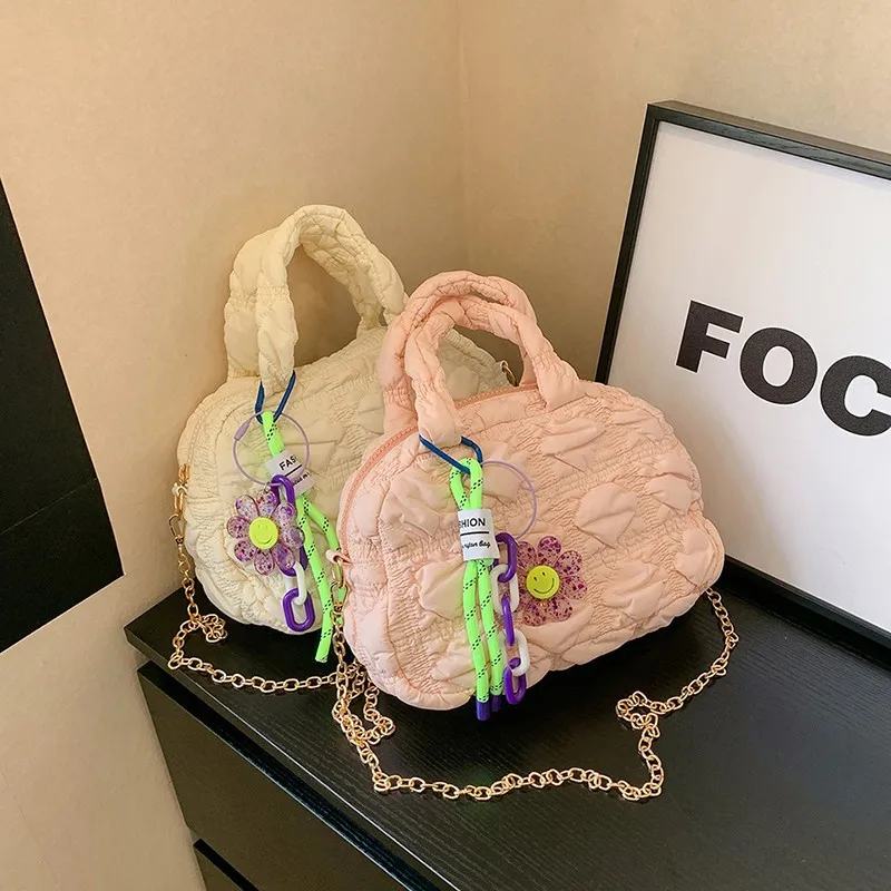 Handbags 2023 New Cloud Pleated Underarm Bag Korean Casual Dumpling Bag Zipper Shoulder Crossbody Bag Trendy Design All-match