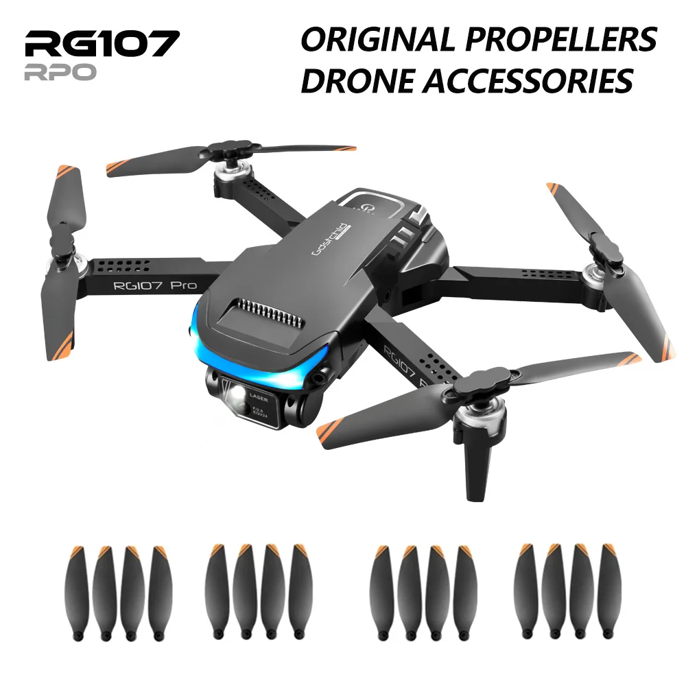 Original Propellers For Rg107 Drone Props Blade Replacement Light