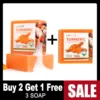 Natural Turmeric Whitening Body Wash, Deeply Clean Skin, Remove Dark Spot, Pimple, Acne, Smooth Skin, For Face & Body Soap Bar 5