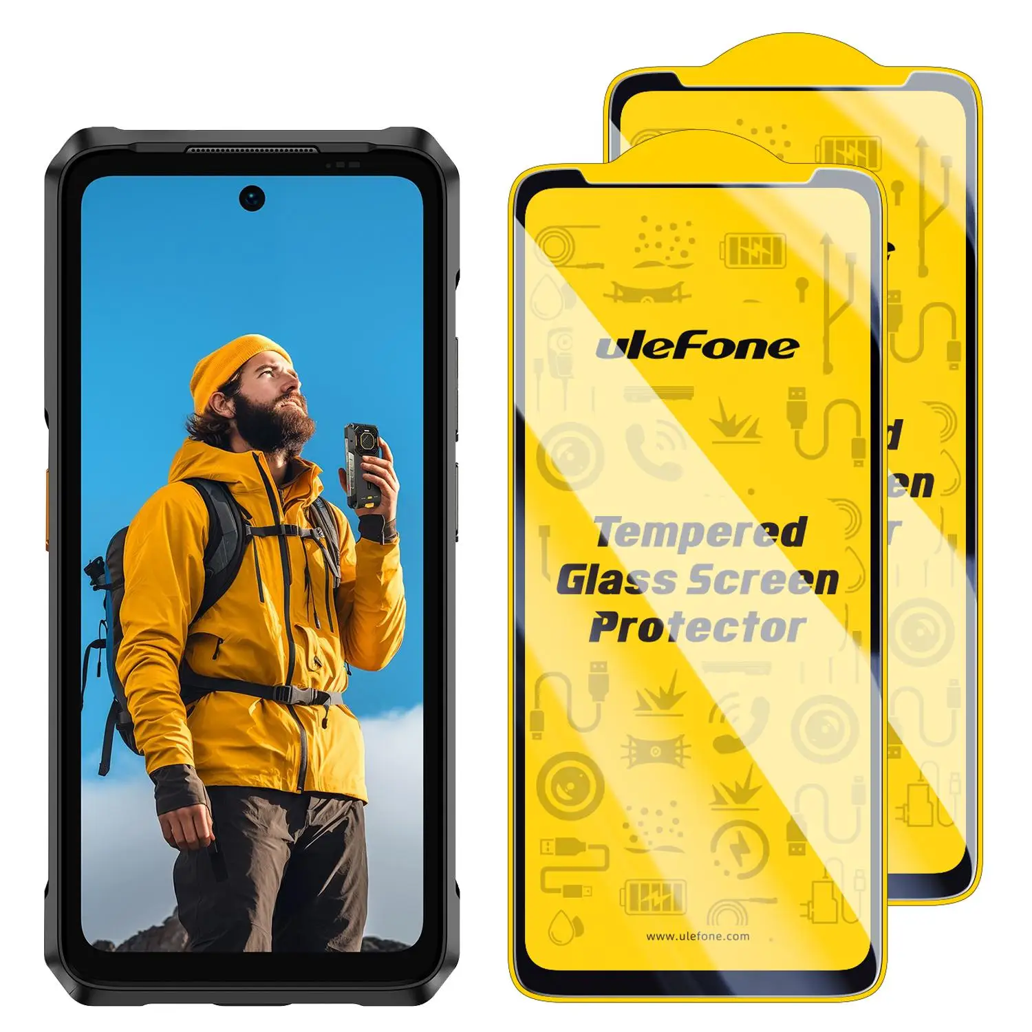 Premium 2-Pack HD Anti-Fingerprint Tempered Glass Screen Protector