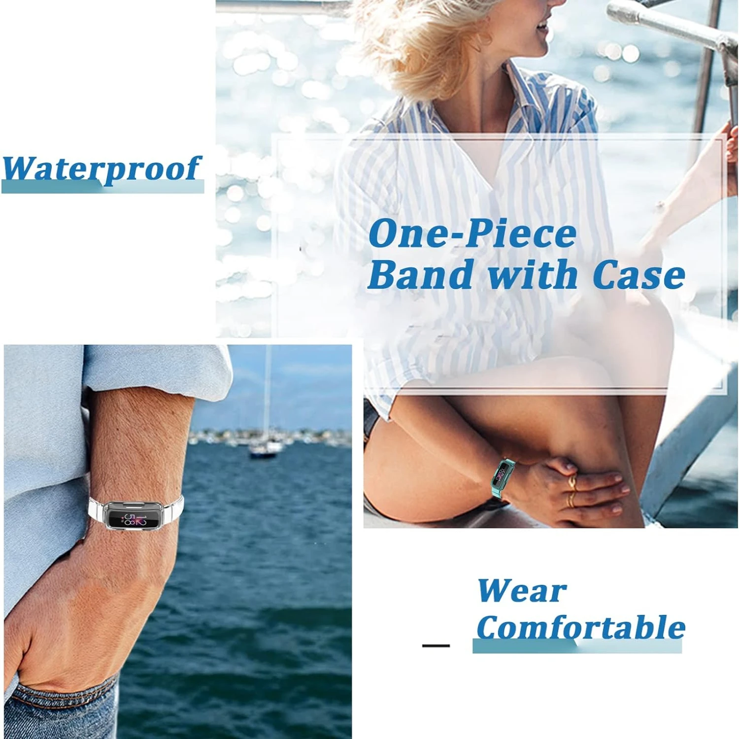 Efficient and stylish modern activity tracker for monitoring workouts, steps, calories burned, and sleep quality. Sleek device t