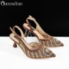 Queena Yan High-end Matching Women's Shoes with Diamond Hard Box Bag Popular in Nigeria Party Women's High Heels 3