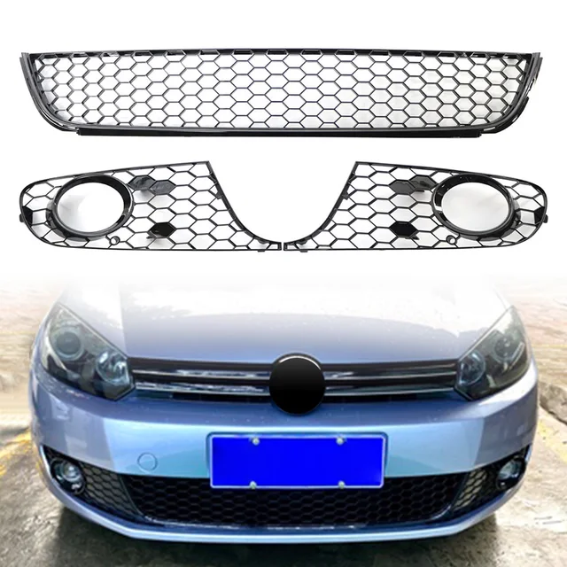 ワーゲン ゴルフ 6 GTI センターグリル ワーゲン ゴルフ6 センターグリル フロントグリル ラジエターグリル 新品