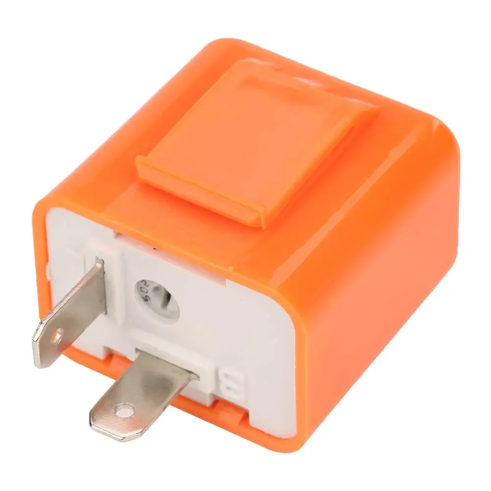 Relè Lampeggiante LED 12V A 2 Pin – Velocità Regolabile, Per Moto E Auto, Sostituzione Diretta