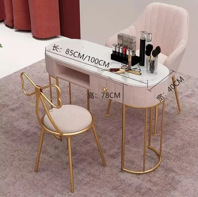 Manicure Nail Manicure Table And Chair Set Fancy Luxury Nails Salon Furniture Bar Stations For Professional Salon