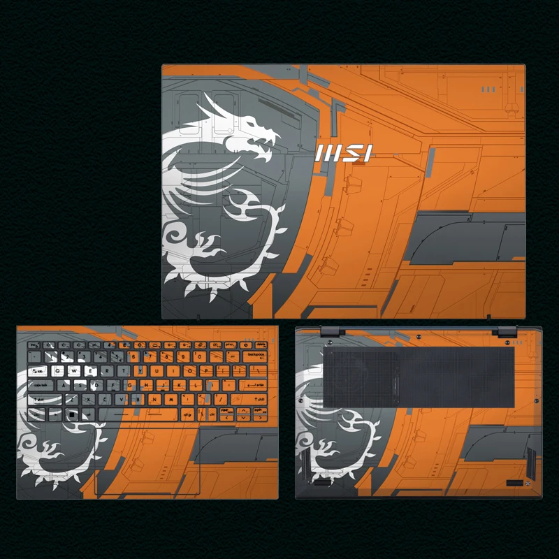 Laptop Skin for MSI Summit E13 E16 Flip Evo Print Vinyl Sticker for MSI Prestige 13 AI Evo A13M Protective Film