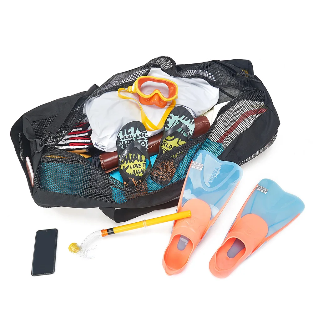 Diving Storage Bag Diving Mesh Bag Multifunctional Mesh Tote Snorkeling Equipment