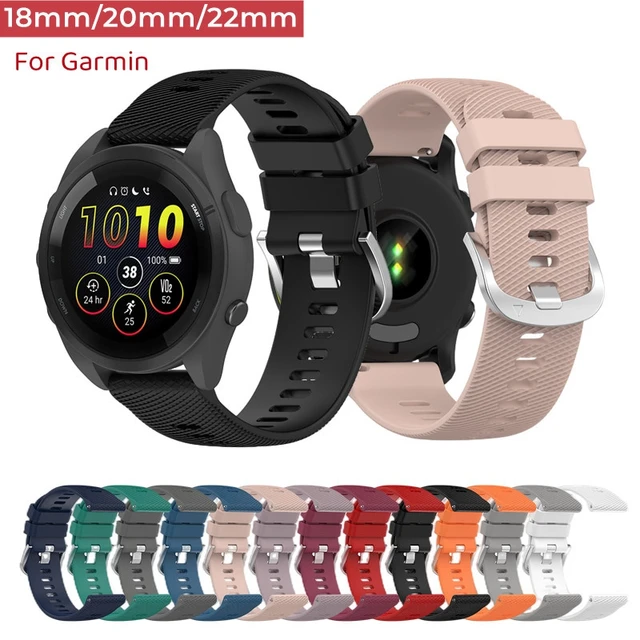 Cinturino in Silicone Universale per Smartwatch - 22mm - Nero