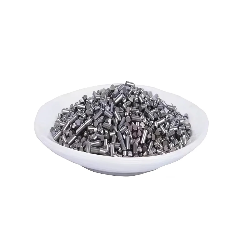 High Purity Iron Particles Measuring 3 x 3 mm and Featuring a Fe Purity of 99.9% Are Utilized in Scientific Experiments