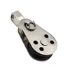 5pcs Stainless Steel Pulley Block Hanging Wire Towing Wheel Lifting Rope for Crane Marine Sailing 5