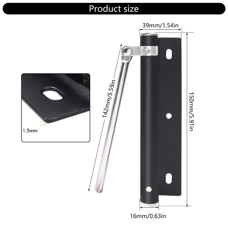Multipurpose Spring Door Hinges Accessory for Easy Installion Closing