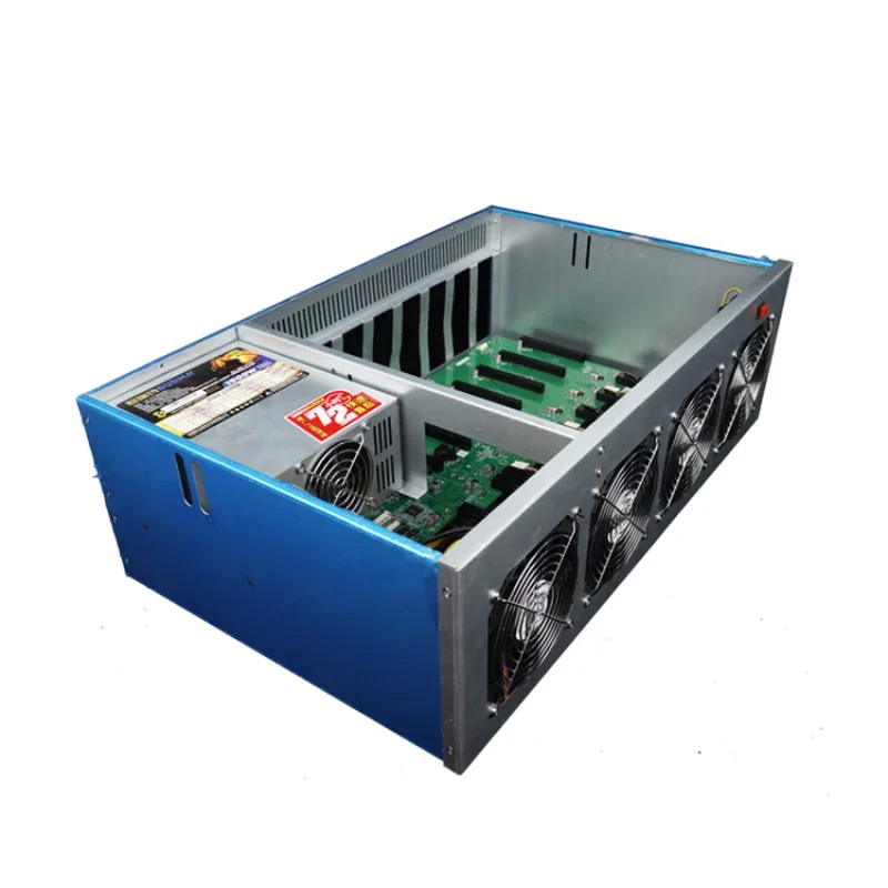 

China Factory Cheap Price NRM K37 Miner Case Aluminum Stackable ETH Cryptocurrency 19 GPU Mining Bin