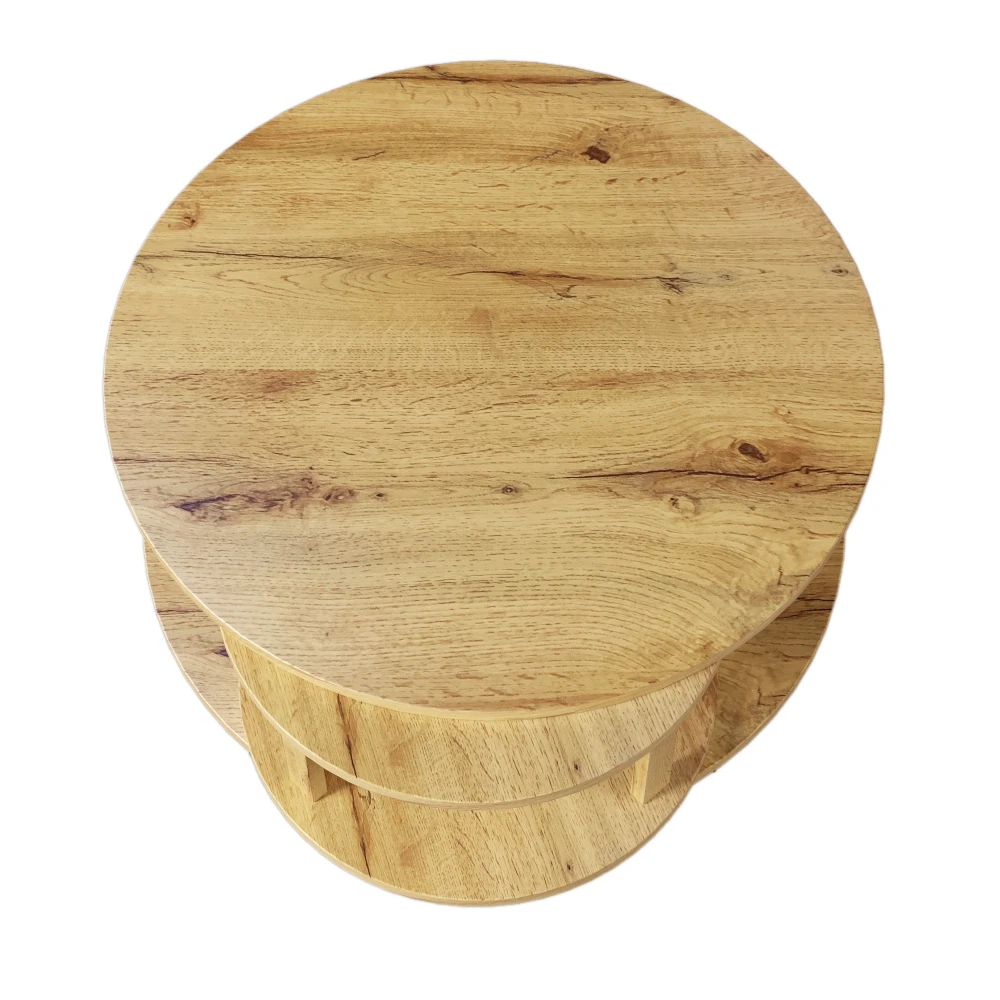 PINGGO Couchtisch mit versteckter interner Ablage und drehbarem Beistelltisch – Moderne Aufbewahrungskonsole für die Wohnzimmerdekoration – Detail 13