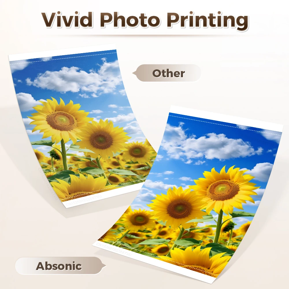 Premium Photo Paper and Color Ink Set for Canon Selphy Printers, 6-Inch