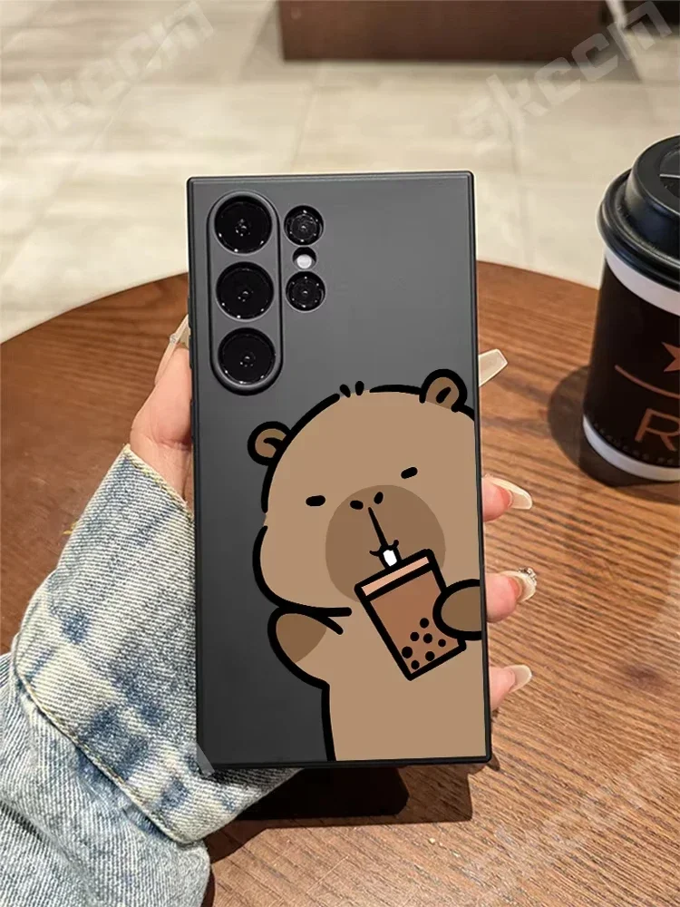 Adorable Cartoon Capybara Phone Case Cover