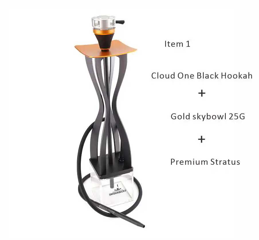 Shishabucks Cloud One Hookah Anodized Aluminum Shisha Multi-hose