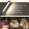 10W LED Desk Lamp with Clamp Dimmable Clip On Reading Light 10 Brightness Level 3 Lighting Modes Flexible Study Table Lamp USB 3