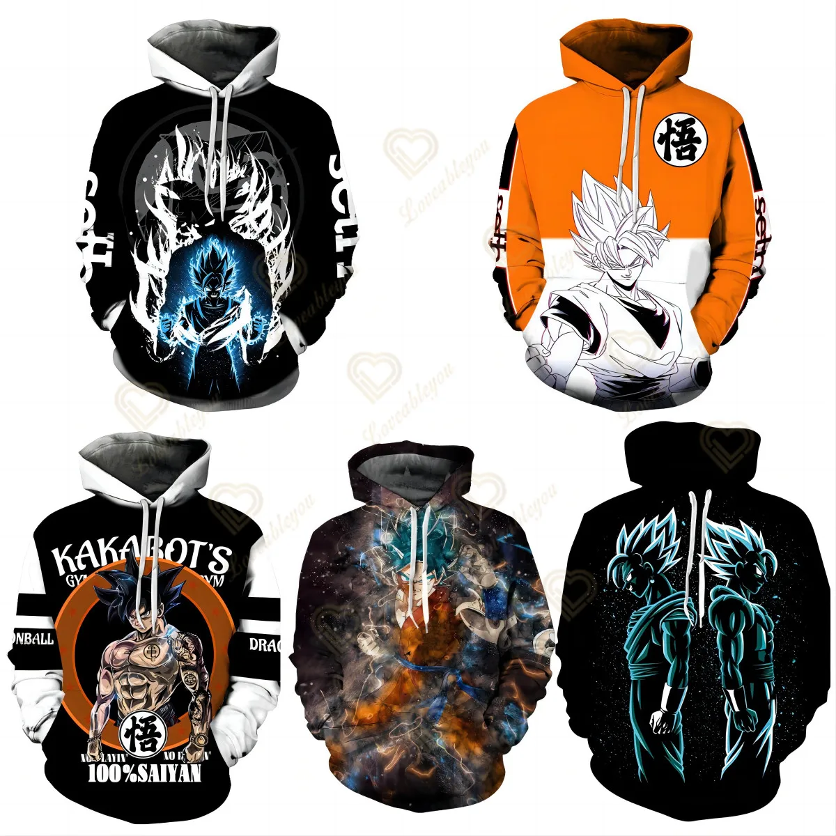 

Женская толстовка с капюшоном, повседневный пуловер с длинным рукавом в стиле Харадзюку