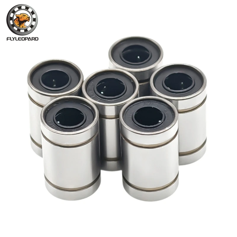2pcs 선형 볼 베어링 LM8UU 8x15x24mm LM3UU LM4UU LM10UU LM12UU LM16UU LM20UU ABEC-7 3D 프린터 CNC 라우터 고정밀
