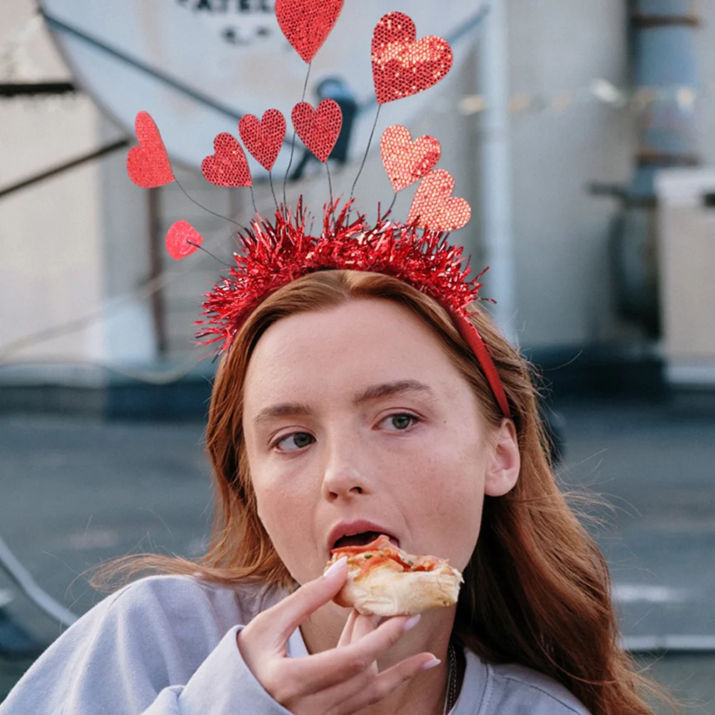 

Valentine Party Hair Accessories Photo Props Valentines Head Bopper Love Heart Headpiece Valentine Photo Prop