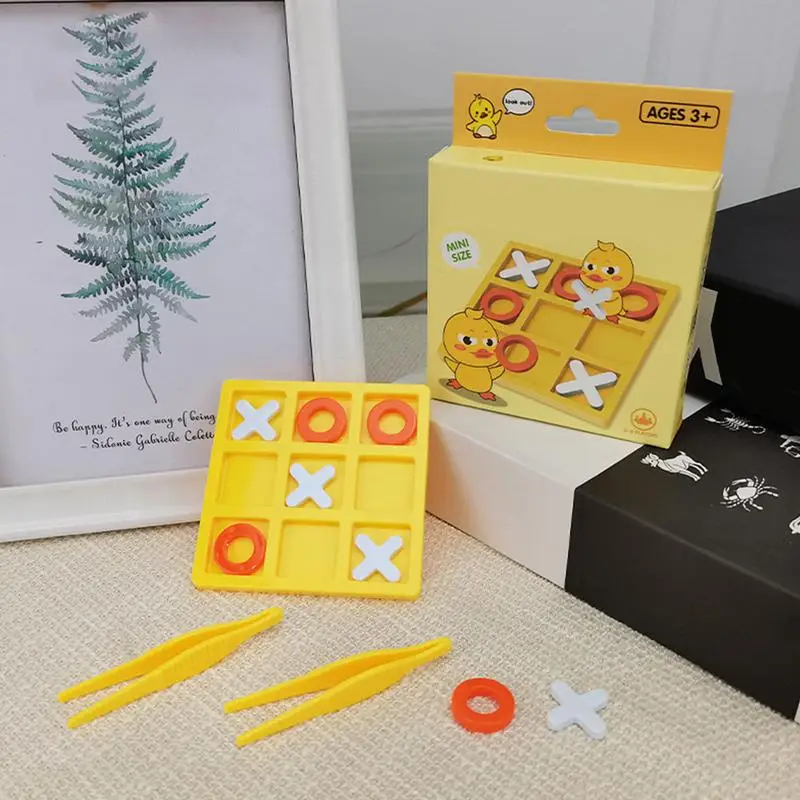 Parent-Child Interaction Leisure Board Game Thinking Training Developing Intelligent Educational Toys OX Chess 4