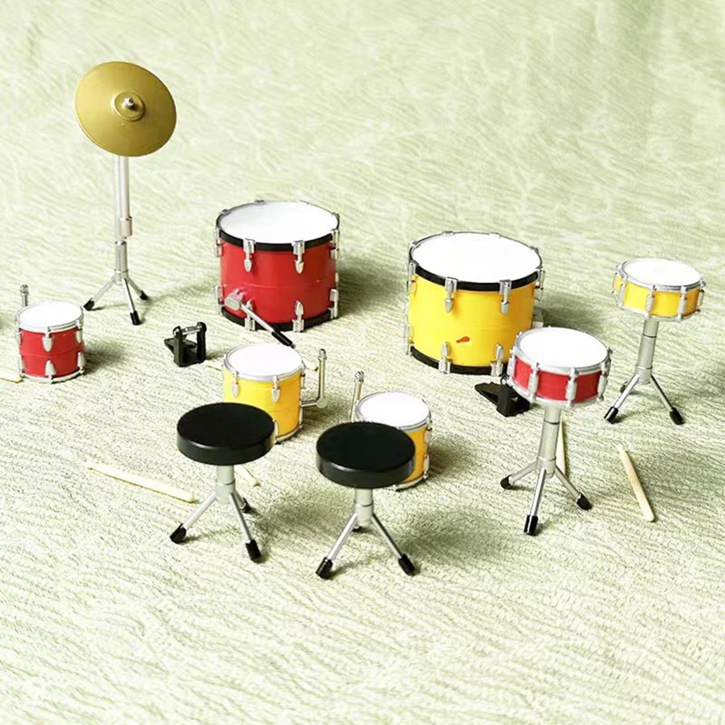 1/12 Dollhouse Miniature Scene shooting props Mini Musical Instruments ...