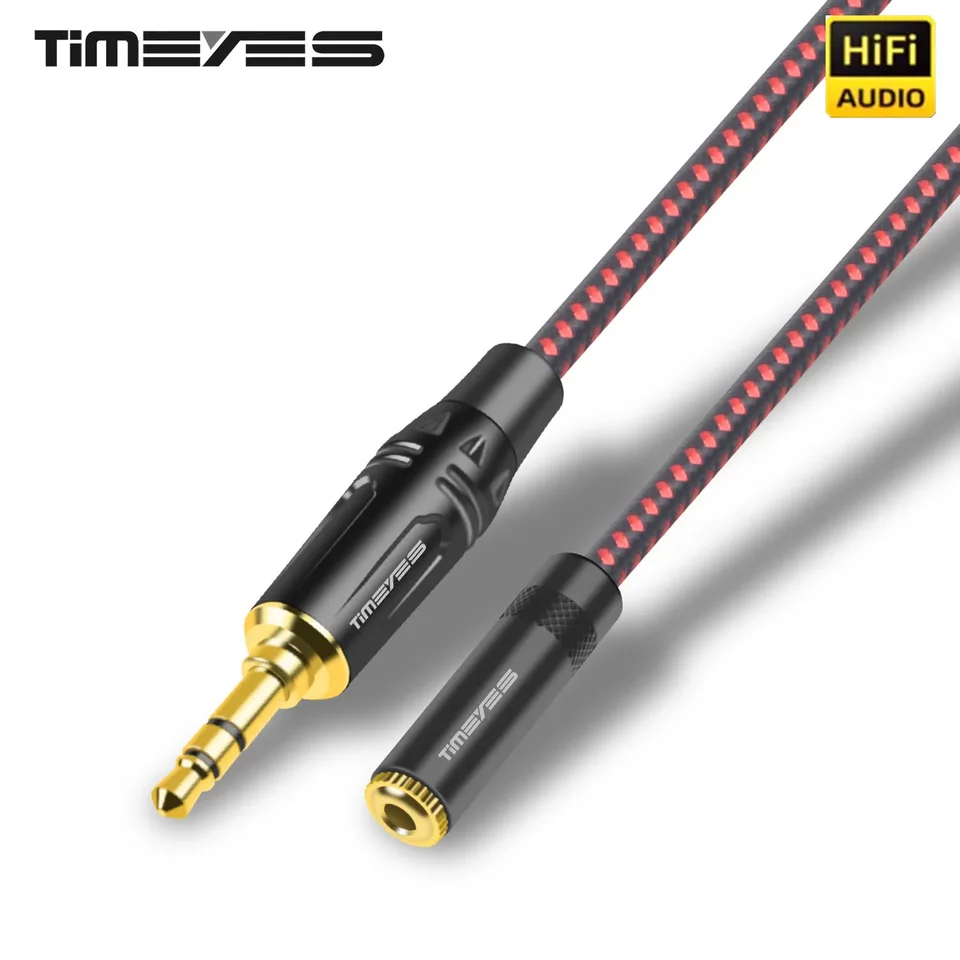 3,5 mm mannelijk naar vrouwelijk audio-verlengkabel Jack Aux-kabel voor