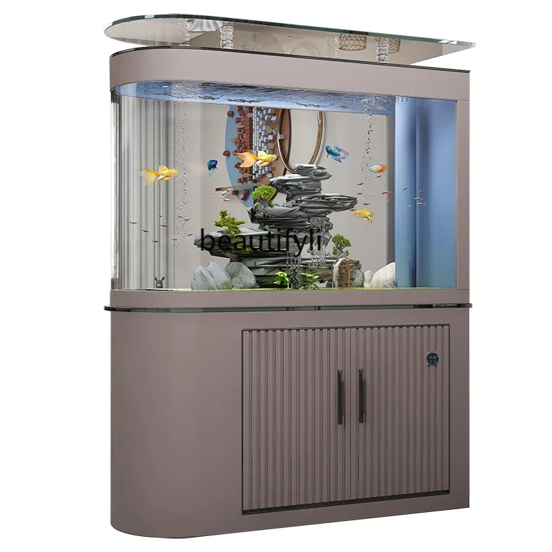 

Bullet Bottom Filter Fish Tank Living Room Home Medium and Large Subareas Screens New Ecological Intelligence Aquarium