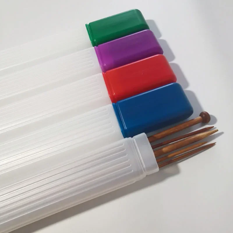 Plastic Storage Box Needle Organizer Sweater Knitting Needles Storage Container Multi-function Sewing Tool For DIY Knitting