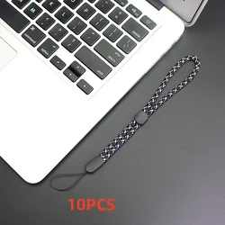 10 - Pack Adjustable Wrist Lanyard for Accessories and Gadgets (10pcs white)