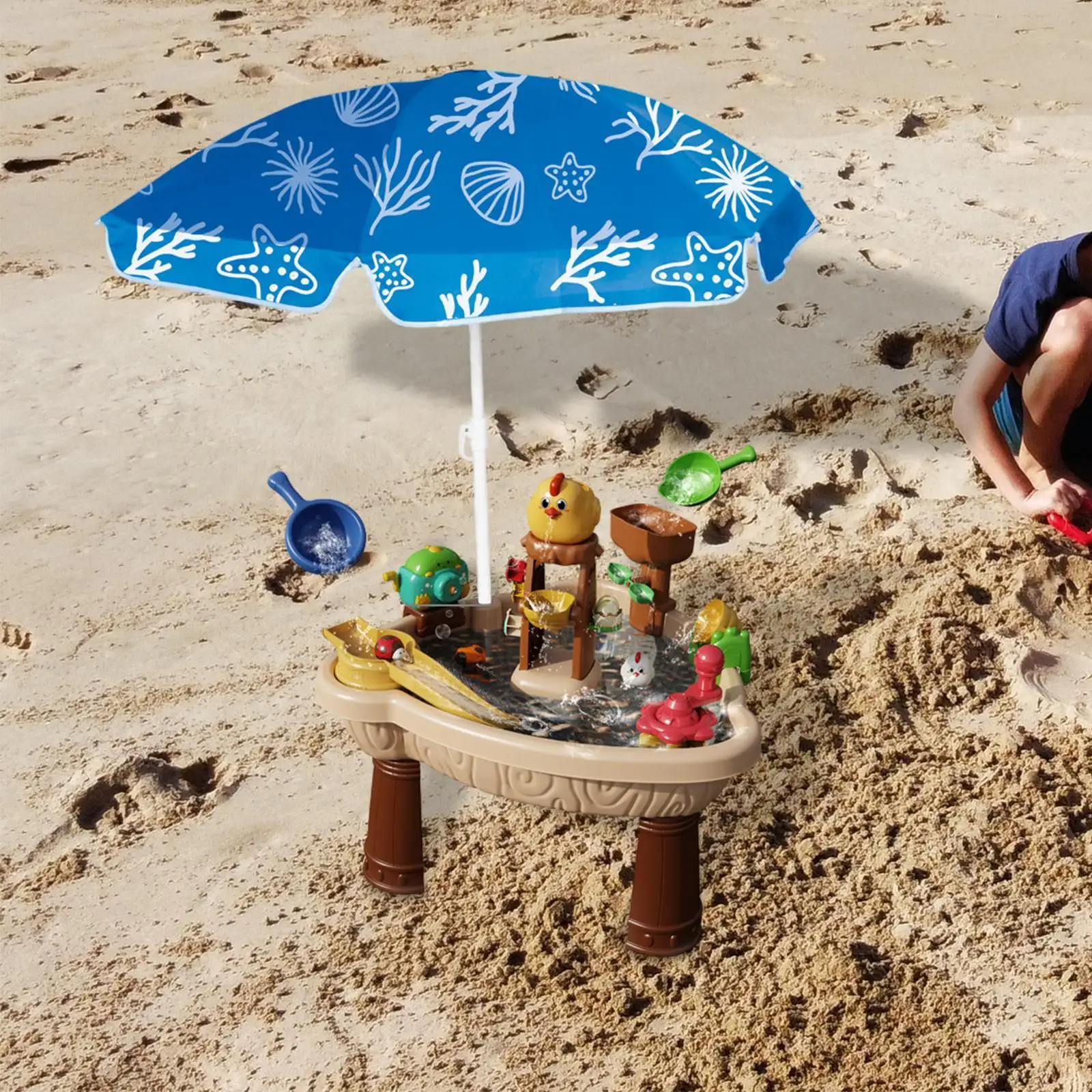 Sand Water Table Toys Sensory Activity Tables for Activity Backyard Children 4