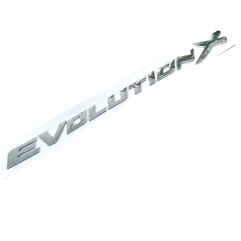 Evolution X ABS Plastic Car Emblem Badge - 3D Trunk Styling Sticker Decal