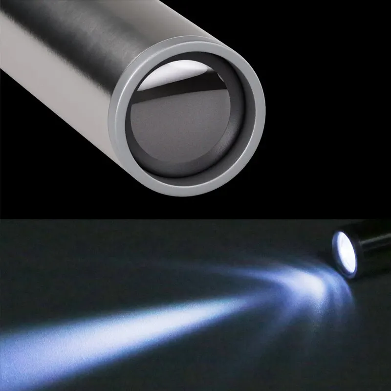 Led flashlight Mini Portable Medical Handy LED Pen Light USB Rechargeable Dentist Nurse Torch with Stainless Steel Clip