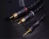FiiO LR-3.5A Dual RCA Lotus Male Head Turn 3.5mm Male head High quality HiFi Fever Audio cable 2