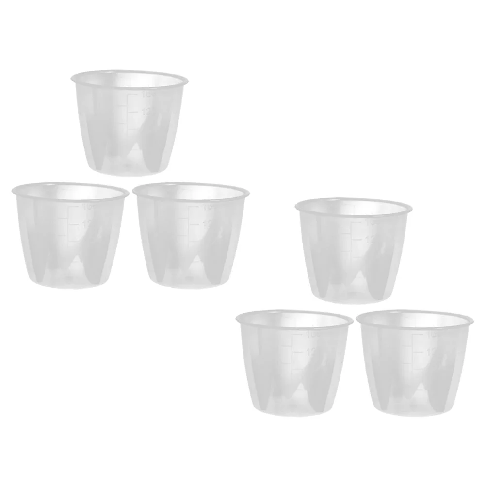 

6 Pcs Rice Cooker Measuring Cup Liquid Cups Plastic Food Grade for Pp Tool Measure Kitchen
